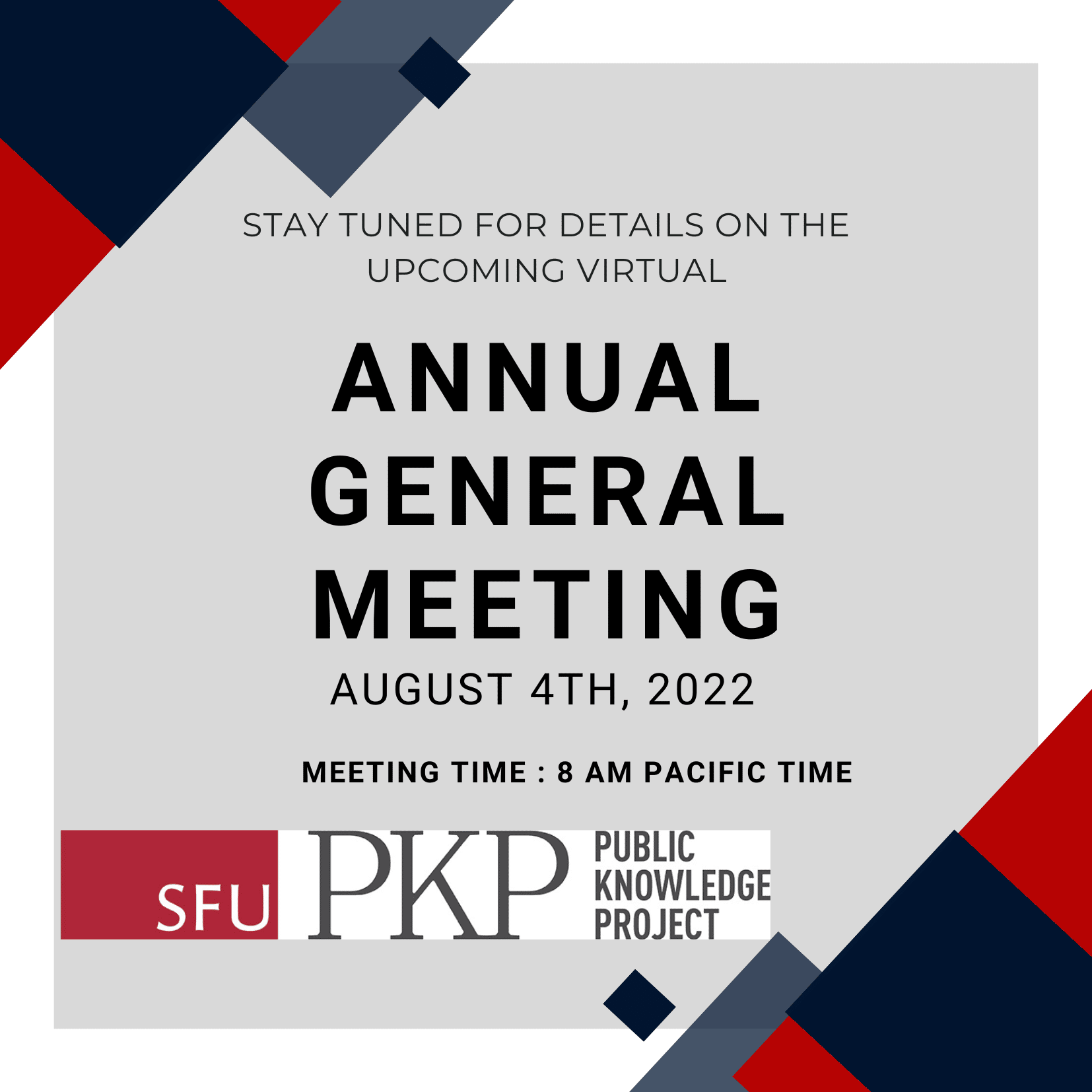 Join us for the upcoming virtual PKP Annual General Meeting - Public ...