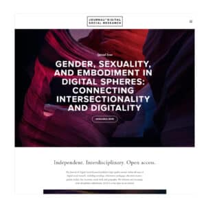 Journal of Digital Social Research Homepage