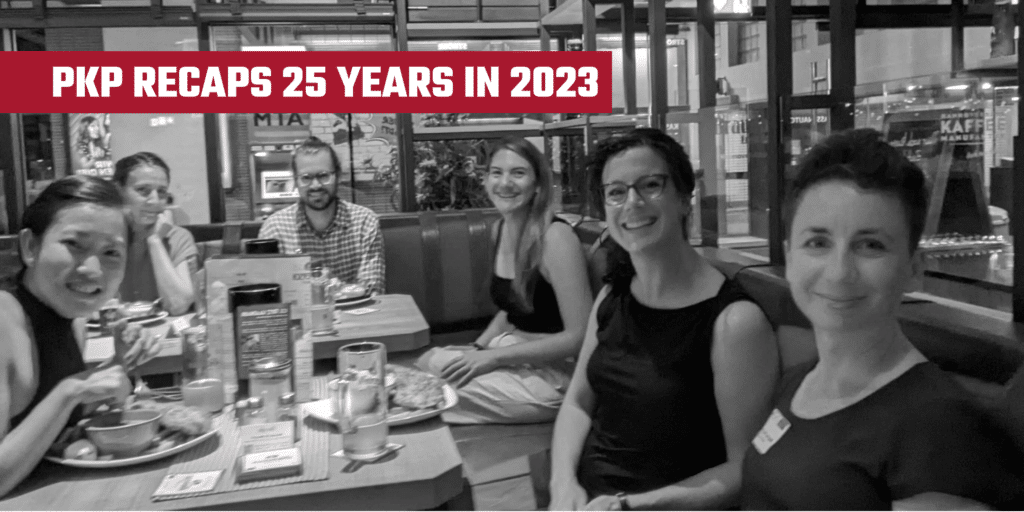 PKP Recaps 25 years in 2023
Black and white image showing PKP team members gathered together during the PKP Hannover Sprint in September 2023. 
The blog post is a reflection by Kevin Stranack, Director of Operations, about PKP's 25th anniversary.