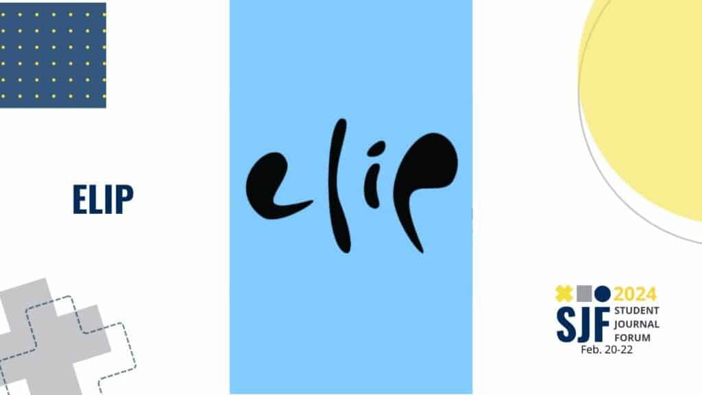 Elip current journal logo. 