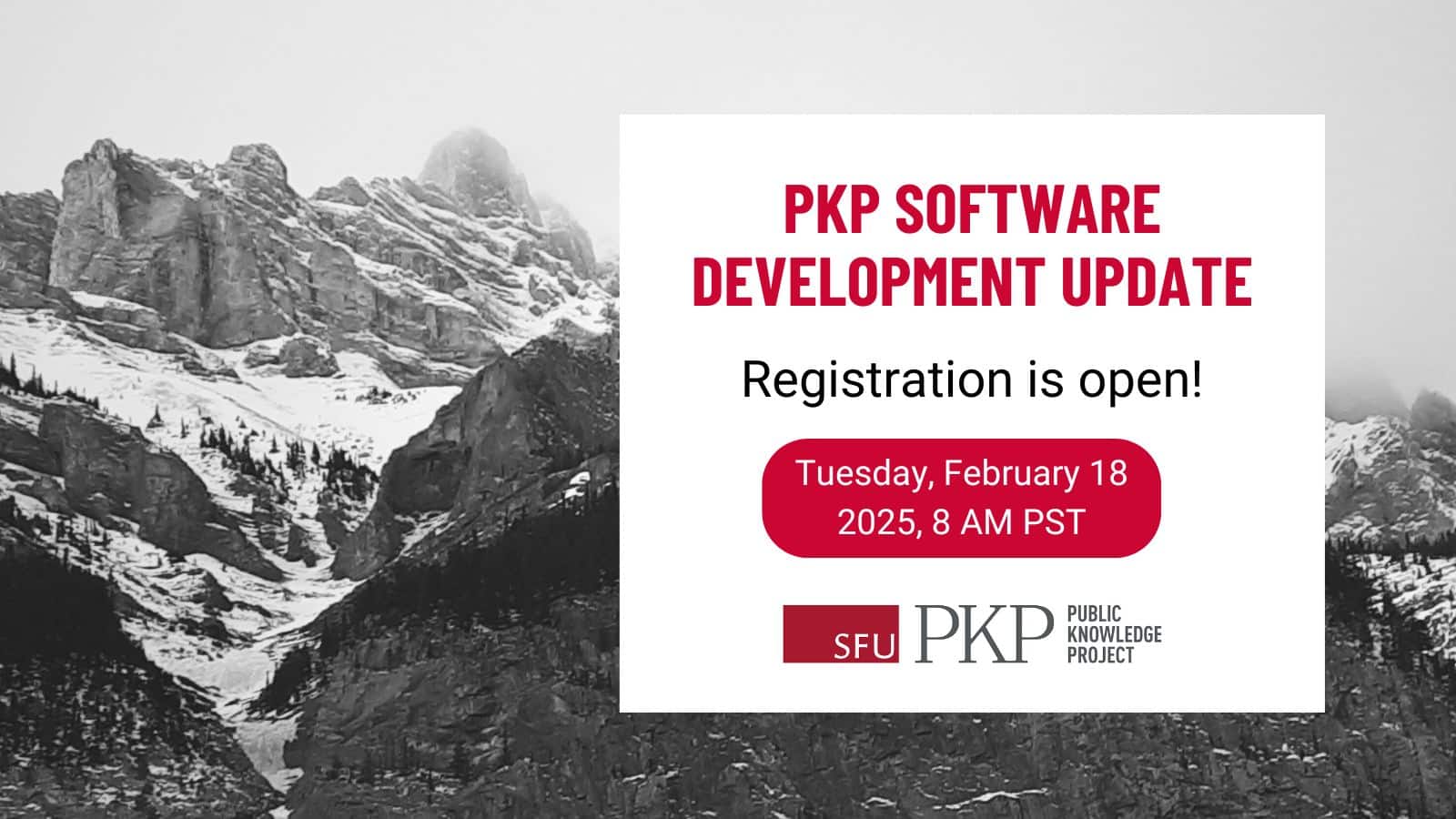 PKP Software Development Update: Join us February 18, 2025 - Public ...